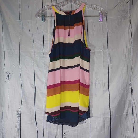 Violet And Claire Colorful Striped Sleeveless Top - Picture 6 of 9